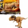 Jurassic World Figurine Dinosaure Tyrannosaurus Rex Avec Sons, Fonctions De Chasse Et D’Attaque, Double Coup De Mâchoires Et 