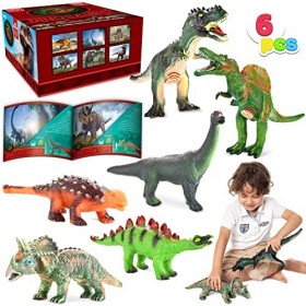 Gzsbaby Jurassic World Lot 6 grands jouets dinosaures enfants et to