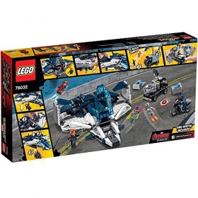 Lego Super Heroes - Marvel - 76032 - Jeu de Construction - La Poursuite du Quinjet des Avengers