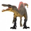 Figurine de Dinosaure Spinosaure avec Mâchoire Mobile Articulée, Jouet Réaliste en Plastique pour Enfants, Vert, 30 x 15 x 9 