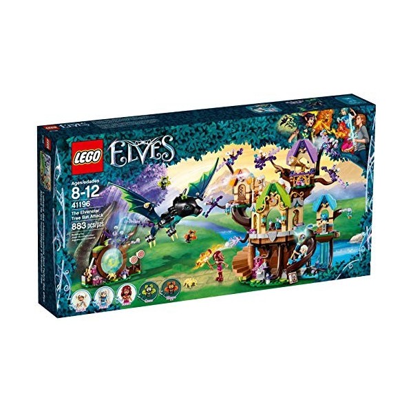 Lego Sa FR - Elves Jeu de construction - L’attaque de chauve-souris de l’arbre Elvenstar, 41196