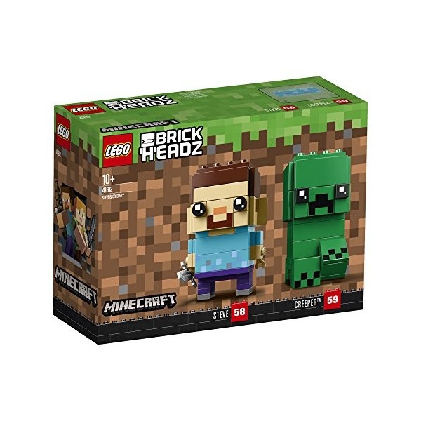 LEGO BrickHeadz Steve & Creeper 41612 Figurines Minecraft