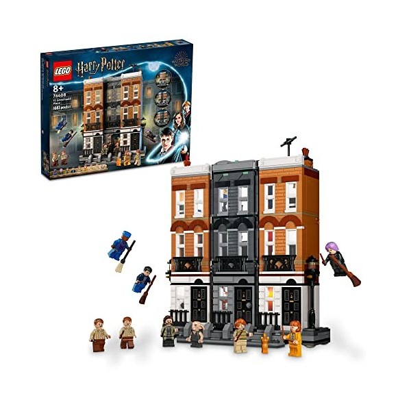 LEGO Harry Potter 12 Grimmauld Place 76408 Ensemble de jouets de construction pour enfants, filles et garçons à partir de 8 a