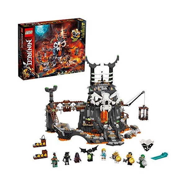 LEGO NINJAGO Skull Sorcerer’s Dungeons 71722 Dungeon Playset Building Toy for Kids Featuring Buildable Figures, New 2020 1,1
