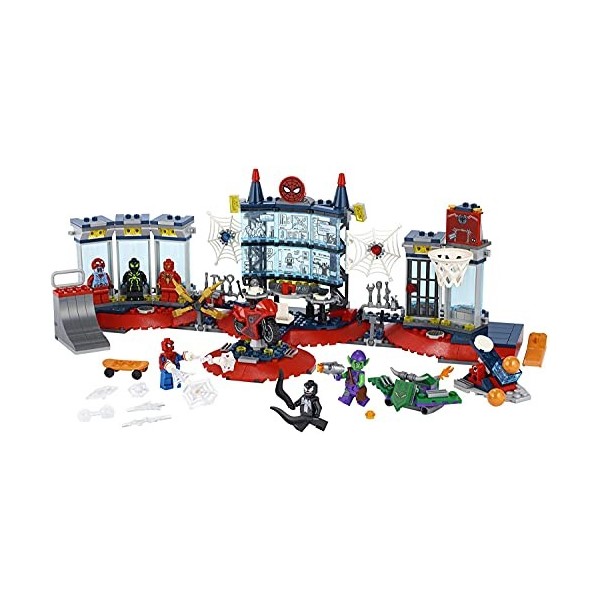 LEGO Marvel Spider-Man Attack on The Spider Lair 76175 Cool Building Toy, Featuring The Spider-Man Headquarters. Includes Spi