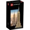 LEGO 21046 Architecture L’Empire State Building, Loisirs Créatifs Adultes Cadeau Adolescent 16 Ans, Maquettes et Modélisme