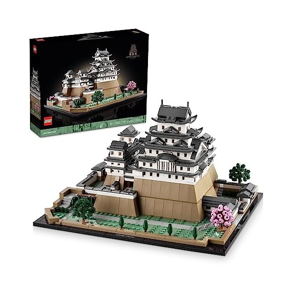 LEGO Collection Architecture Landmarks : Himeji Castle 21060 Ensemble de construction, construisez et exposez ce modèle de co