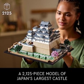 LEGO Collection Architecture Landmarks : Himeji Castle 21060 Ensemble de construction, construisez et exposez ce modèle de co