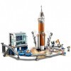 LEGO®-City La fusée spatiale et sa station de lancement Enfant 7 Ans et Plus, Jouet de Construction, 837 Pièces 60228