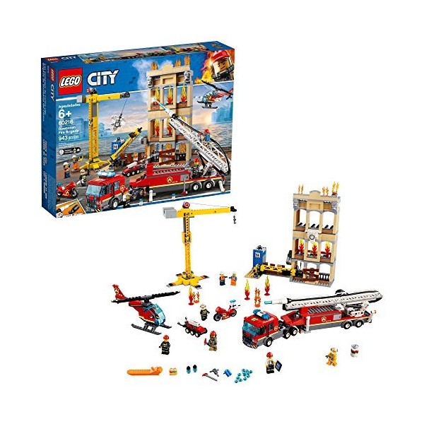 Lego City Feuerwehr in der Stadt 60216 943 Teile mit Licht & Sound - 2019