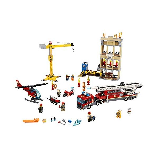 Lego City Feuerwehr in der Stadt 60216 943 Teile mit Licht & Sound - 2019