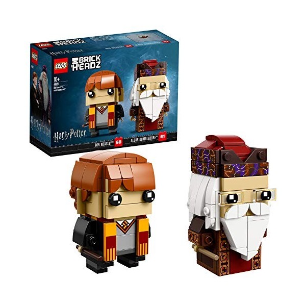 LEGO Brickheadz Ron Weasley & Albus Dumbledore 41621 Kit de Construction 180 pièces