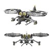 Doyomtoy Sci-FI Fighter Jet Block Set, Phantom Attack Jet Model Blocks, Cadeau danniversaire pour Enfants et Adultes, pièce 