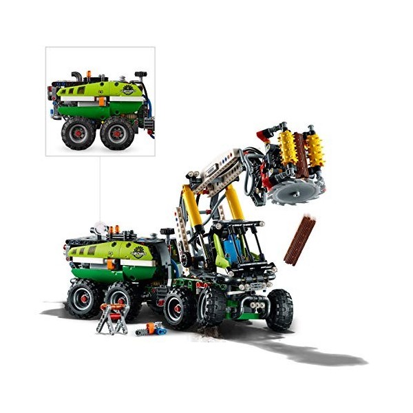 LEGO®-Technic Le camion forestier Jeu Garçon et Fille 10 Ans et Plus, Jeu de Construction, 1003 Pièces 42080