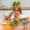 JOYIN Dinausore Jouet Educatif Dinosaure Réaliste 18Pcs Plastique Dinosaure Chiffres 12 à 22 cm , y Compris T-Rex, Tricerato