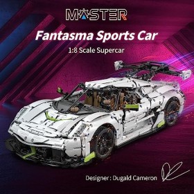 CaDA Kit de Construction Fantôme Super Car,4346 Pièces Blocs MOC pour Adultes et Adolescents,Modèle dAuto de Sport à lÉchel