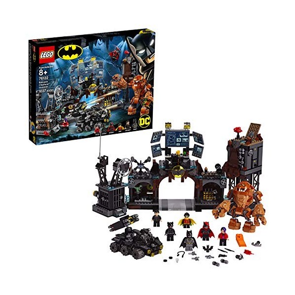 LEGO® DC Comics Super Heroes - lInvasion de la Batcave par Gueule dargile, Univers Batman avec 6 Figurines Super Heroes Jo