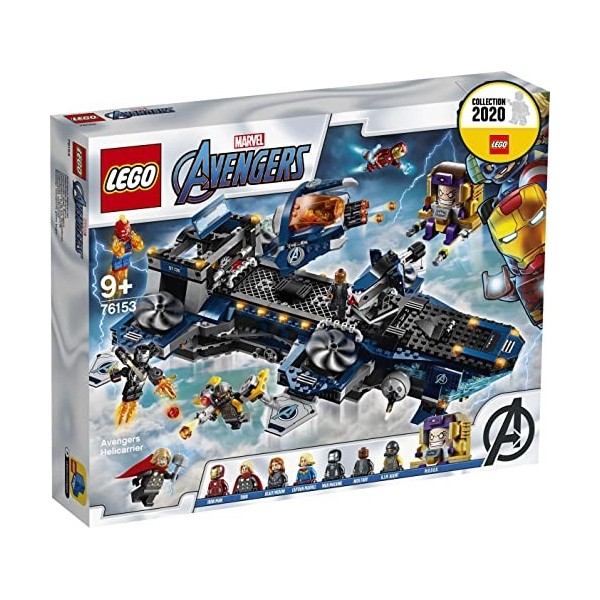 LEGO 76153 Super Heroes Lhéliporteur des Avengers