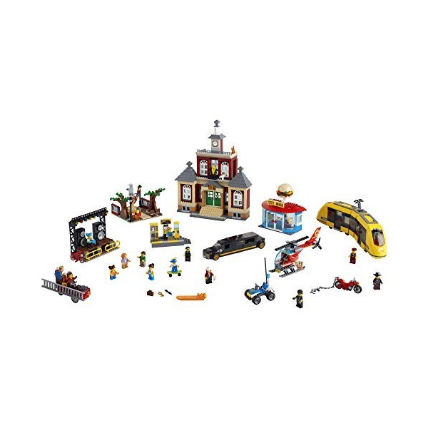 LEGO City Main Square 60271 Set, Cool Building Toy for Kids, New 2021 1,517 Pieces 