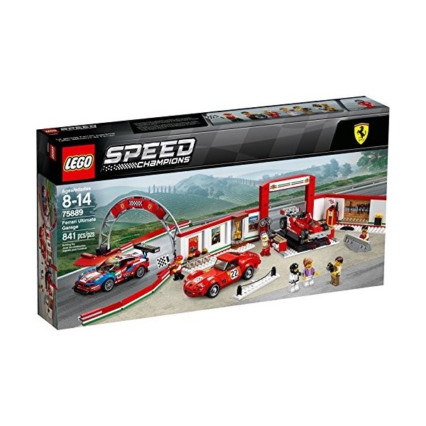 LEGO 75889 Speed Champions Le stand Ferrari