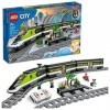 LEGO City Express 60337 Jeu de train de passagers télécommandé, cadeaux pour enfants, garçons et filles avec phares fonctionn