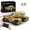 Mould King 20011 Technic RC Tank Building Blocks Mammoth Super Tank Clamp Building Blocks, Modèle de véhicule Militaire Blocs