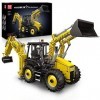 Mould King 17036 Technique Bulldozer, Modèle dexcavatrice, Véhicule de Contrôle RC/APP, Kit de Construction de Grands Blocs 