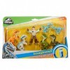 Imaginext Jurassic World Raptor Trainer Owen Coffret cadeau – Édition collectible-Comprend une figurine Owen et 6 figurines d