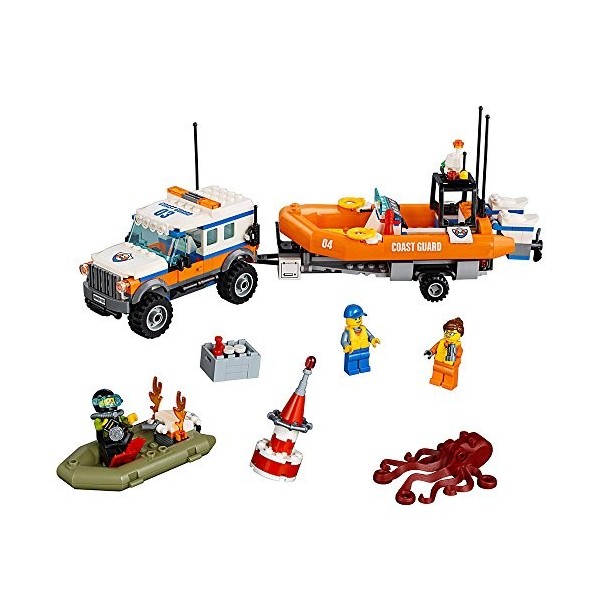 LEGO City Coast Guard 4 x 4 Response Unit 60165 Building Kit 347 Piece 