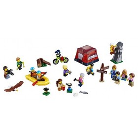 Lego City Ensemble de Figurines - Les Aventures en Plein air 60202 164 pièces 