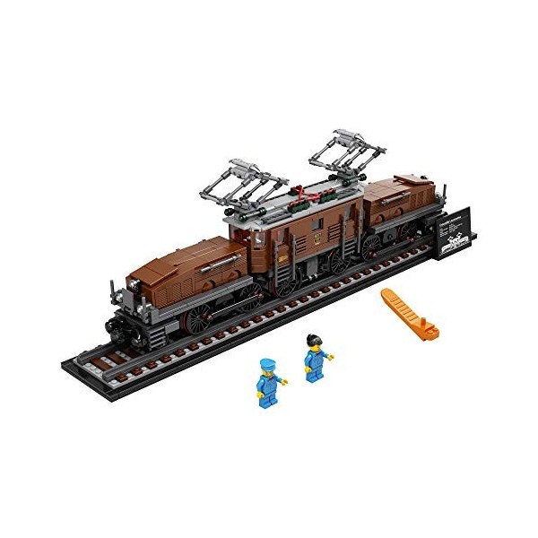 LEGO Crocodile Locomotive 10277 Building Kit. Recreate The Iconic Crocodile Locomotive with This Train Model. Makes a Great G