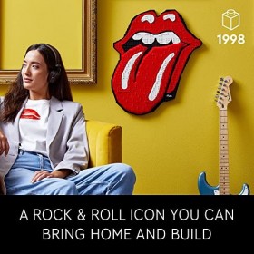 LEGO Art The Rolling Stones 31206 Kit de construction pour les fans de musique rock et les adultes 1998 pièces 