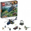 LEGO Jurassic World - La Poursuite en Hélicoptère de Blue - 75928 - Jeu de Construction, Multicolore