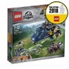 LEGO Jurassic World - La Poursuite en Hélicoptère de Blue - 75928 - Jeu de Construction, Multicolore