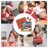 Calendrier de compte à rebours de puzzle de Noël, jouet de puzzle de compte à rebours – Matériau en carton, cadeaux pour Noël