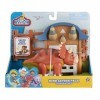 Dino Ranch- Dino Pack Action avec Tricératops-4 pièces de clôture à Relier-Quatre Styles à Collectionner-Jouets pour Enfants 