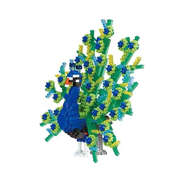 nanoblock NBM023 Peacock Toy, Multi