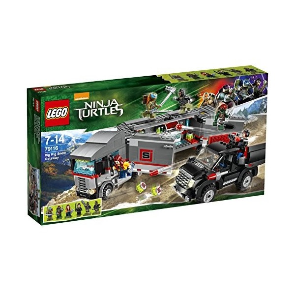 Lego Teenage Mutant Ninja Turtles - 79116 - Jeu De Construction - Lévasion en Camion