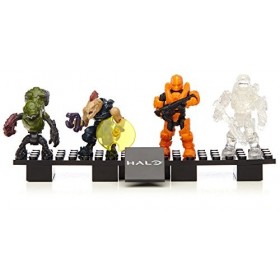 Mega Bloks, Halo, Spartan IV Battle Pack UNSC Spartan Scout, Covenant Storm Jackal, Covenant Imperial Grunt, and UNSC Camo R