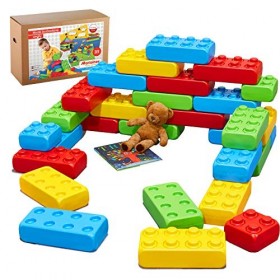 Marioinex 901304 Les Blocs de Construction Briques, 33 pièces, Multicolore
