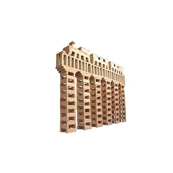 Jeu de construction en bois 100 blocs