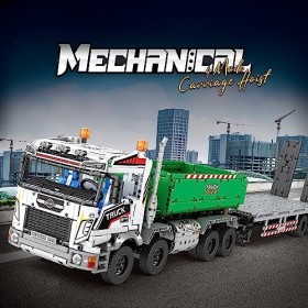 Reobrix 22021 Lot de 2 950 pièces pour camion de levage avec 4 moteurs, jouet de construction, cadeaux pour adultes