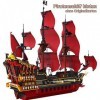 Briques de construction technique de bateau pirate, kit de construction modulaire, bateau de croisière, kit de modélisme pour