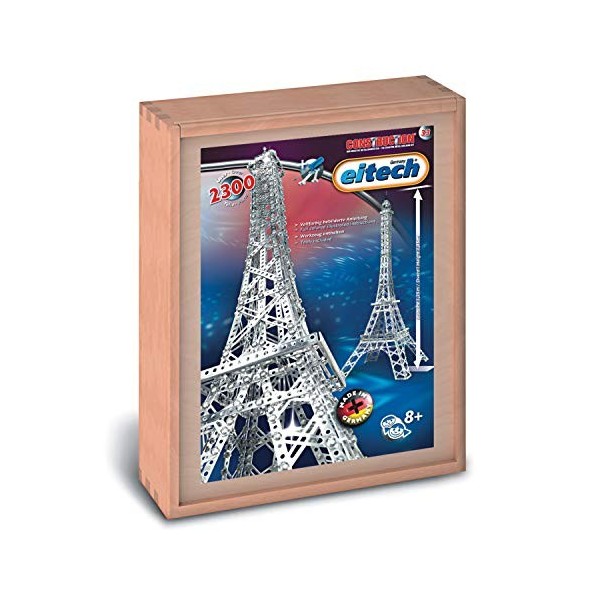 Eitech-Eitech-2042539-Jeu De Construction-C33-Kit Métallique-Tour Eiffel Deluxe Set-2300 Pièces, 2042539
