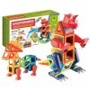 Magformers Wonder Creator 121-Piece Magnetic Construction Set. Make Giant Dinosaur Models and Mega Monsters.