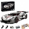 XUOO CADA C61053w 1:8 Technique Voiture de sport, 4449 pièces v12 Hypercar Apollo IE avec 3 moteurs, grand moteur télécommand