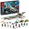 LEGO 71756 Ninjago L’Hydro Bounty sous-Marin avec Mini Figurines Kai et NYA, Jouet Ninja pour Enfants 9 Ans et Plus