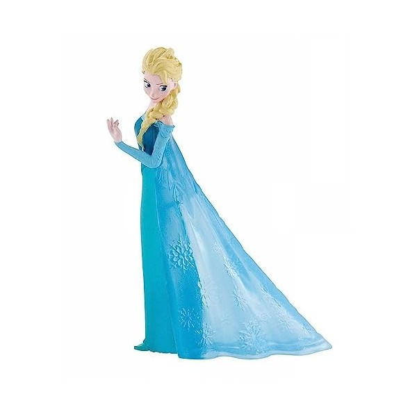 Bullyland 13413-Figurines de Jeu Set Anniversaire Princesse Elsa, Anna, Kristoff, Sven et Olaf de Walt Disney La Reine des Gl