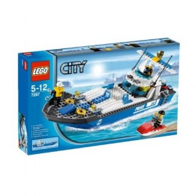 LEGO City - 7287 - Jeu de Construction - Le Bateau de Police