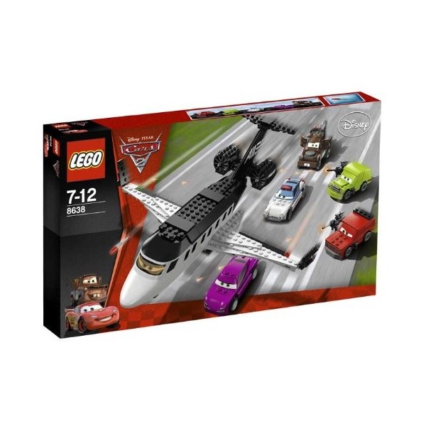 LEGO Cars - 8638 - Jeu de Construction - LÉvasion du Jet Espion